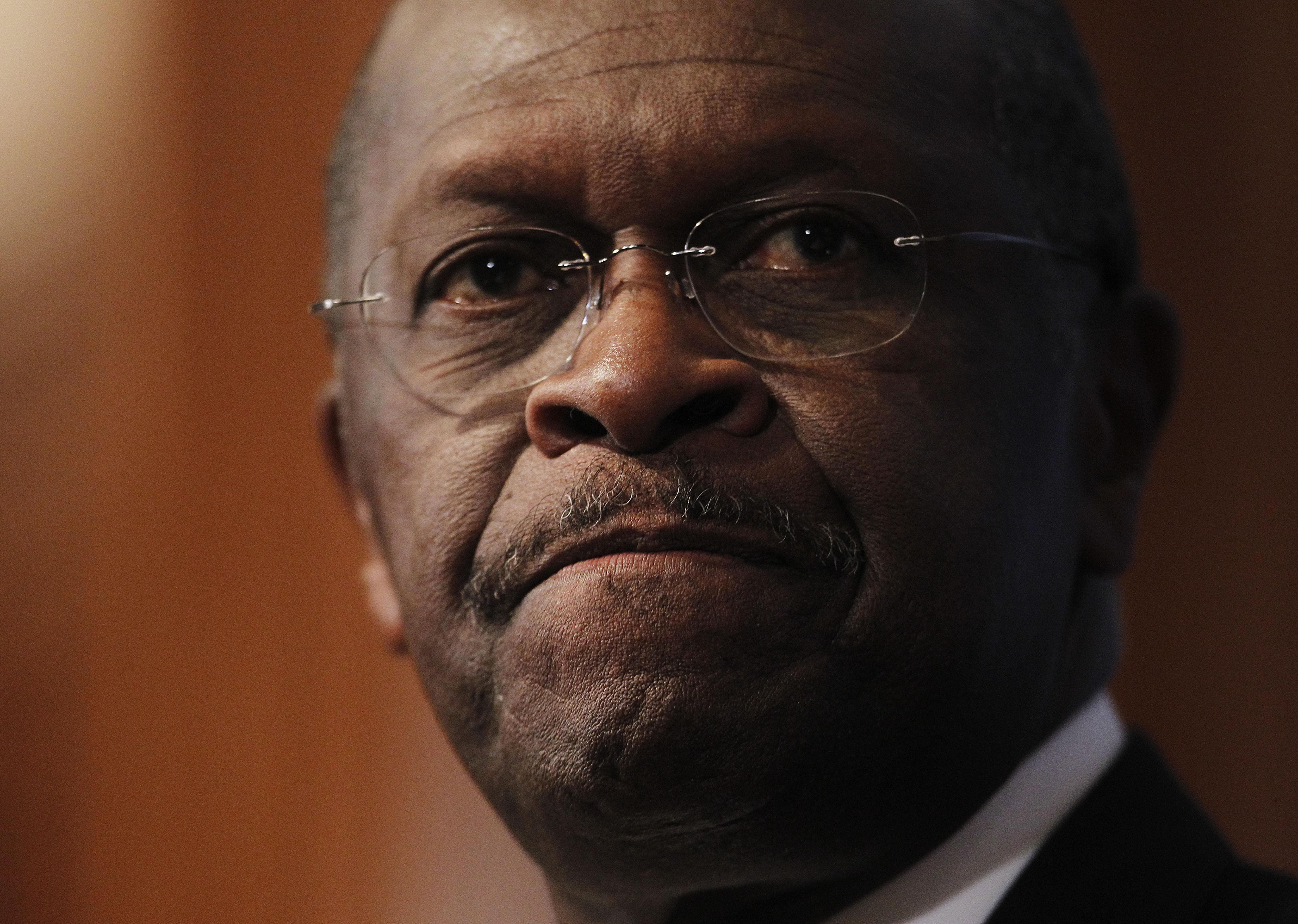 Herman Cain Fends Off Allegations Of Sexual Harassment Here and