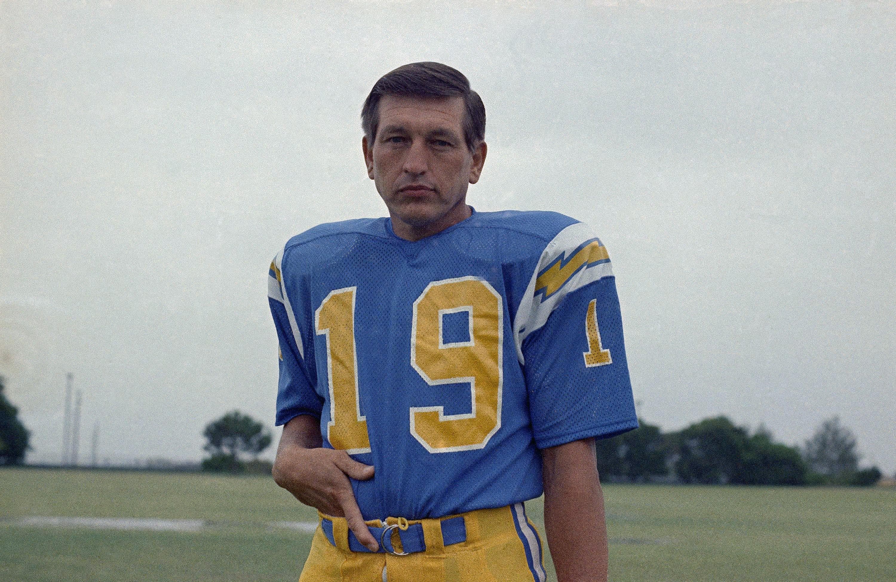 johnny unitas chargers jersey