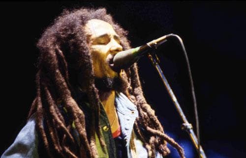 Bob Marley in France, 1980 (AP)