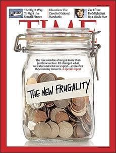The New Frugality (Time cover.)