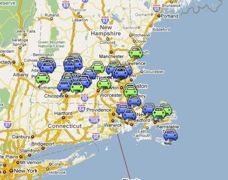 MAP: Stimulus construction sites in Massachusetts. (Massachusetts Executive Office of Transportation Recovery and Reinvestment )