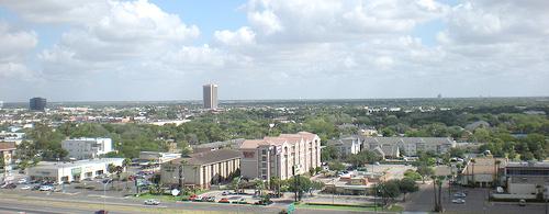 A view of McAllen, Texas, from the McAllen hospital. (