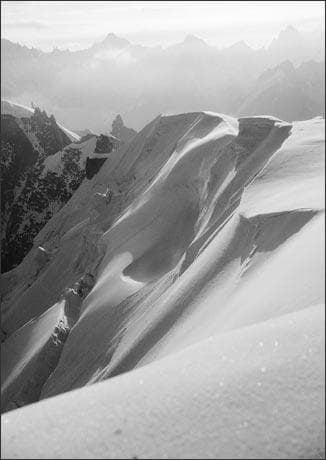 Teenage Brad's photograph from Mont Blanc, which he once declared the best picture he ever took.