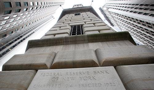 The Federal Reserve Bank of New York, where high level meetings were held in a last attempt to save Lehman Brothers, photographed on Sunday, Sept. 14, 2008. (AP)