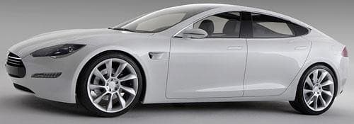 The Tesla Model S, slated for 2011. (teslamotors.com)
