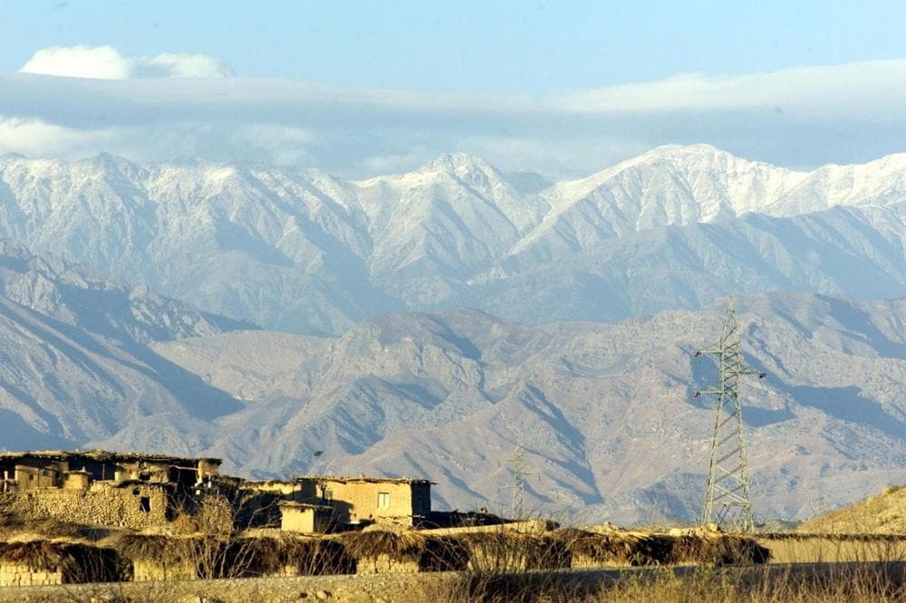 The Tora Bora mountains in Afghanistan are seen from the Pakistani village of Arawali,  in this 2001 photo.   (AP Photo/Shabbir Hussain Imam)