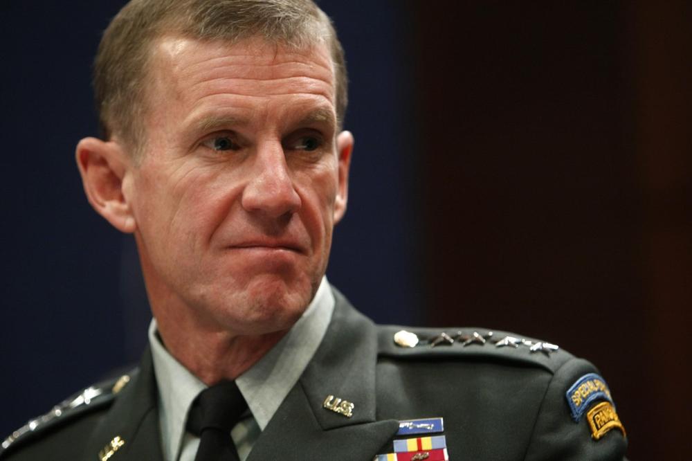 Gen. Stanley McChrystal, commander of U.S. Forces in Afghanistan, testifies before the House Armed Services Committee in Washington on Tuesday. (AP)