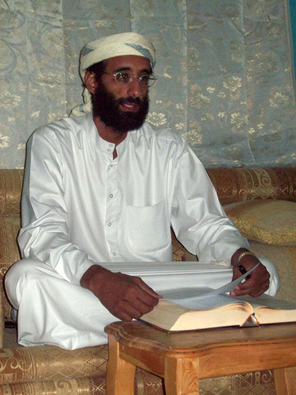  Imam Anwar al-Awlaki in Yemen in Oct. 2008.  (AP Photo/Muhammad ud-Deen) 