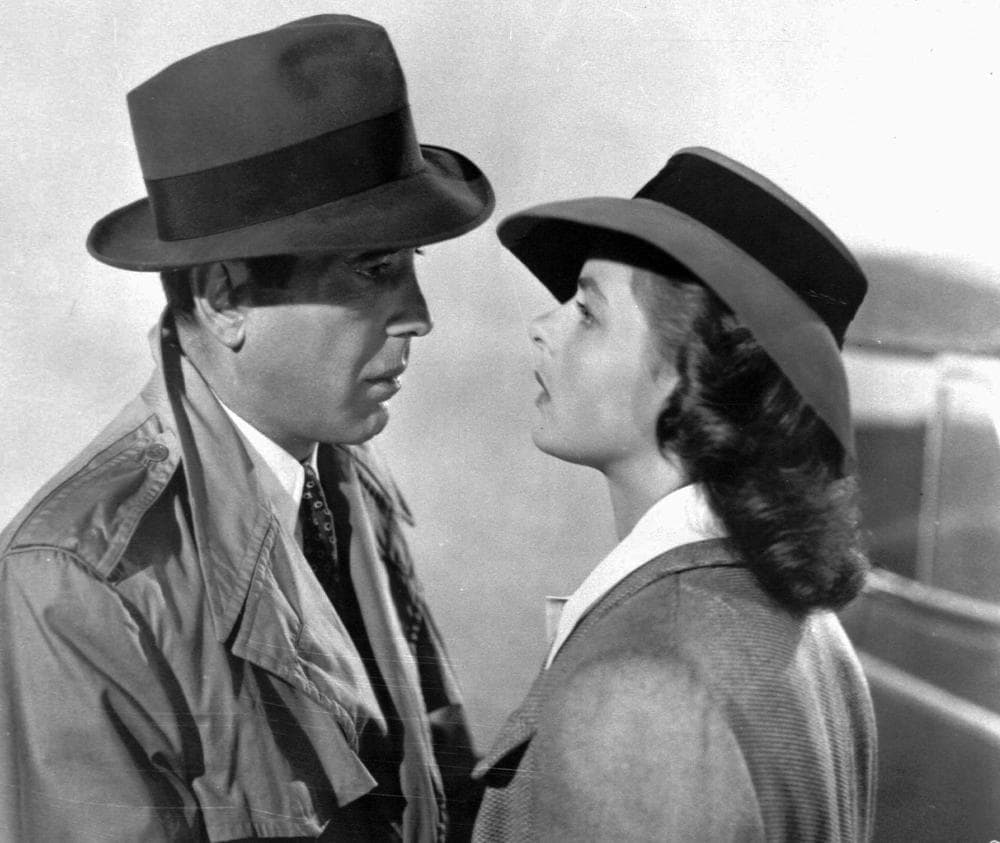 Humphrey Bogart and Ingrid Bergman in a scene from Casablanca (AP)