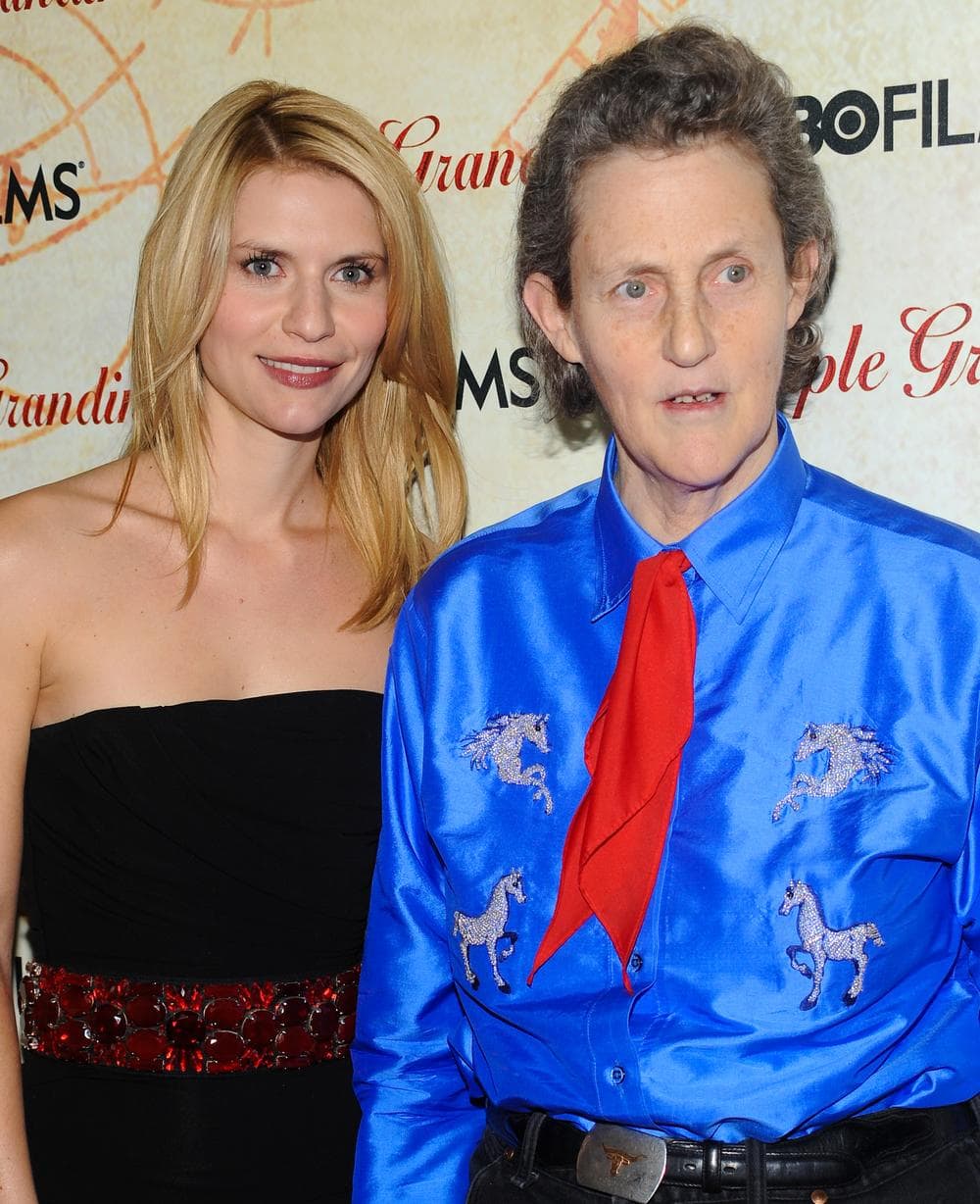 Actress Claire Danes, left, and Dr. Temple Grandin attend a screening of HBO&#039;s &#039;Temple Grandin&#039; (AP)