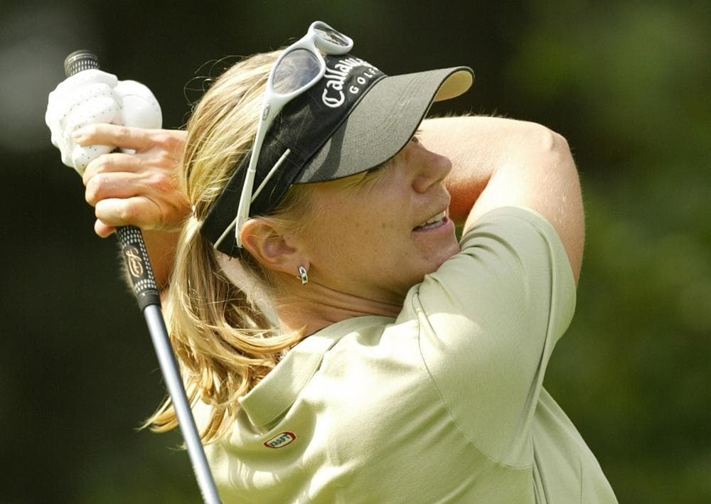 Golfer Anika Sorenstam of Sweden ub July 2004. (Alastair Grant/AP)