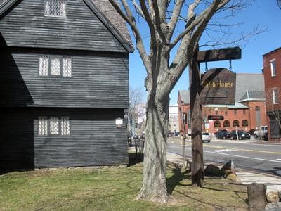 The Witch House is one of the attractions that draws about one million visitors a year to Salem. (Deb Becker/WBUR) 