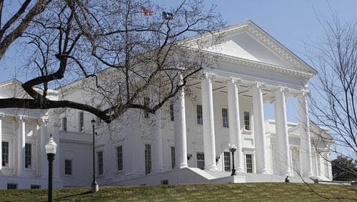 The Virginia Capitol in Richmond, Va., on March 4, 2010. Virginia is among the states challenging the federal health care reform law. (AP)