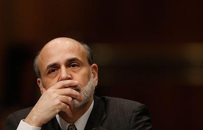 Federal Reserve Chairman Ben Bernanke testifies in Washington on Wednesday before the Joint Economic Committee hearing on the economy. (AP)
