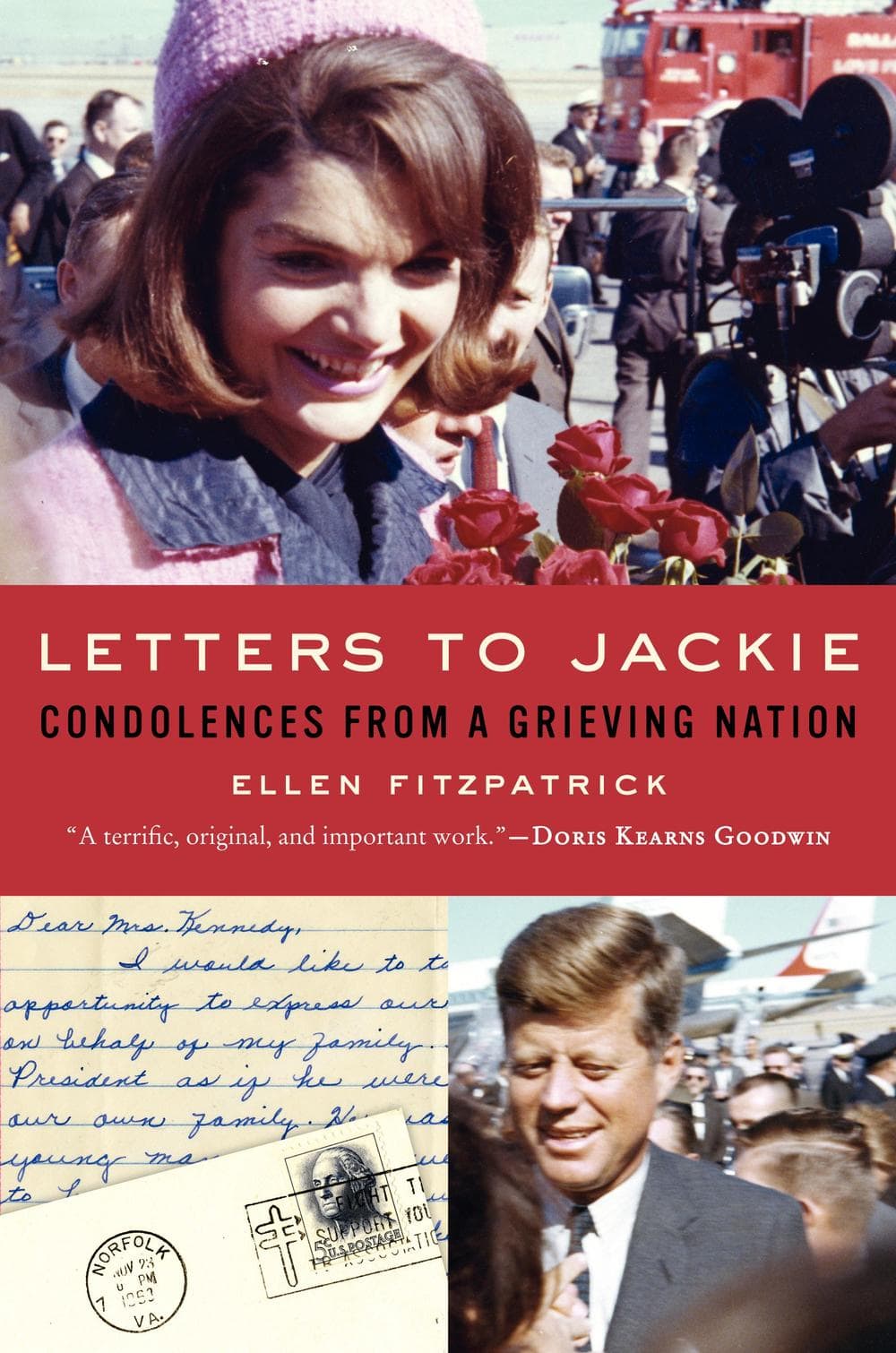 Cover image of &quot;Letters to Jackie.&quot;