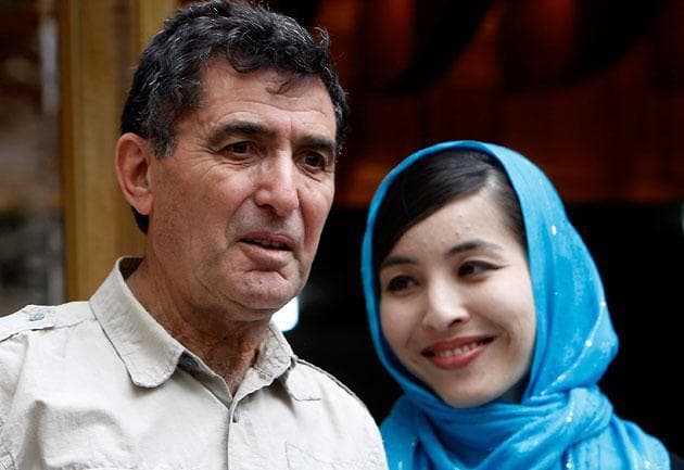 Journalist Roxana Saberi was reunited with her father, Reza, in May 2009, after spending 100 days in an Iranian prison. (AP)