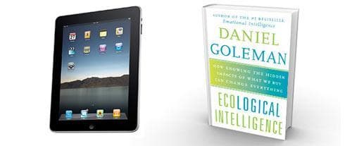 Goleman on iPad vs. book