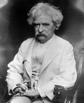 Author Samuel Longhorne Clemens, better known under his pen name, Mark Twain, is seen in an undated photo. Twain died April 21, 1910. (AP)