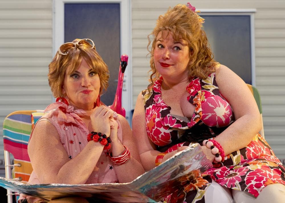 Mary Callanan and Kerry Dowling in &quot;Great American Trailer Park Musical.&quot; (Mark Saperstein)