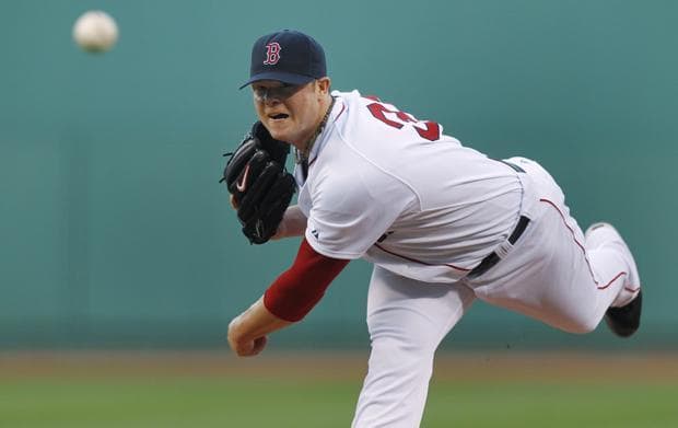 Boston starter Jon Lester delivers against Minnesota during the first inning of the game in Boston on Thursday. (AP)