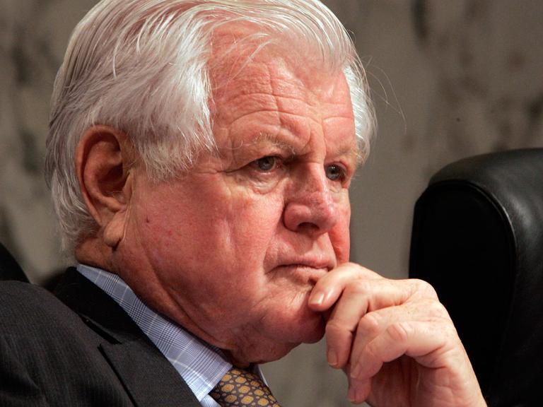 In this May 8, 2008, file photo, the late Sen. Edward M. Kennedy listens during a hearing in Washington. (AP)