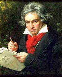 &quot;Ludwig van Beethoven,&quot; by Karl Joseph Stieler (Art Archive/Beethoven House)