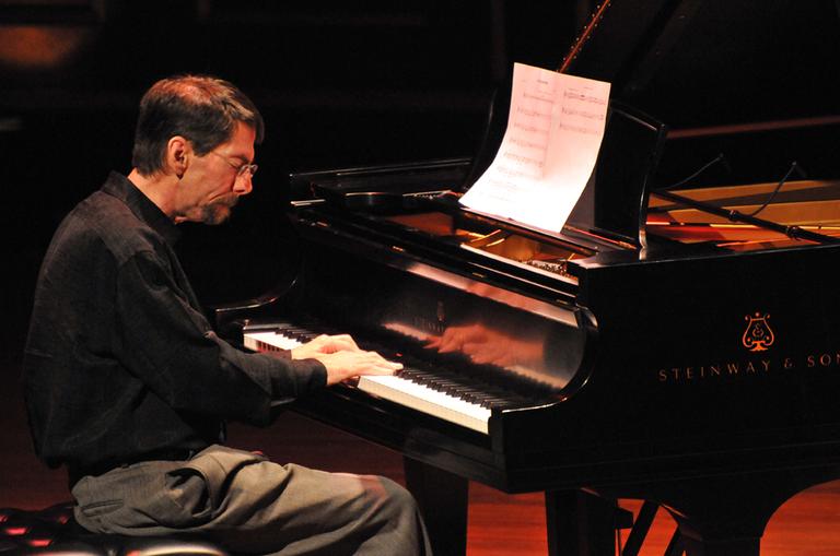 Fred Hersch performing at Jordan Hall in Boston in 2009. (Andrew Hurlbut/NEC)