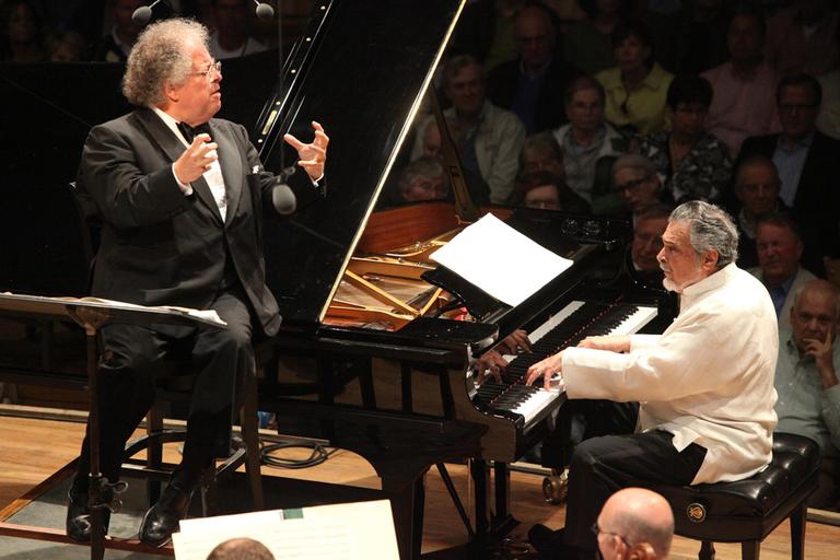 The BSO will have to perform at Tanglewood without Maestro James Levine, seen here at Tanglewood in 2009. (Courtesy)