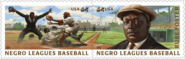 New stamps commemorate the Negro Leagues and Andrew &quot;Rube&quot; Foster, the &quot;father of Negro Leagues baseball.&quot; (AP)