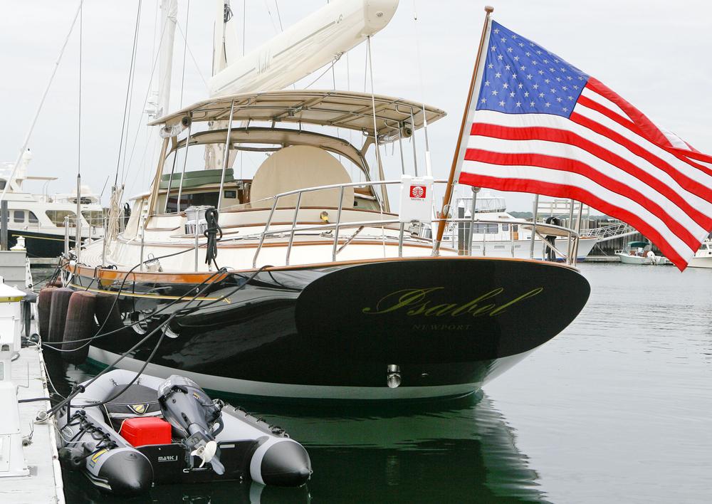 &quot;Isabel&quot; is the $7 million, 76-foot yacht owned by Sen. John Kerry, seen here in Portsmouth, R.I. By docking the yacht in neighboring Newport, he was able to avoid about $500,000 in taxes to Massachusetts. (Stew Milne/AP)