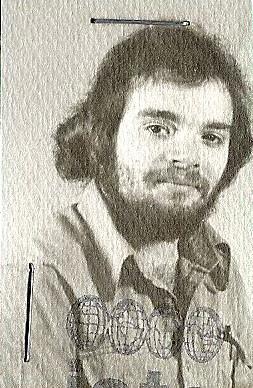 Bob Oakes' international student ID, dated Dec. 8, 1975
