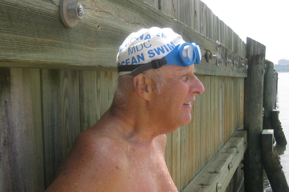 Long-distance swimmer Jim Doty. (Courtesy of Bob McCormack)