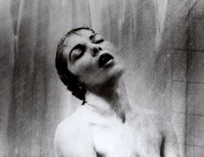 Actress Janet Leigh in the shower scene in Alfred Hitchcock's 1960 classic thriller "Psycho." (AP)