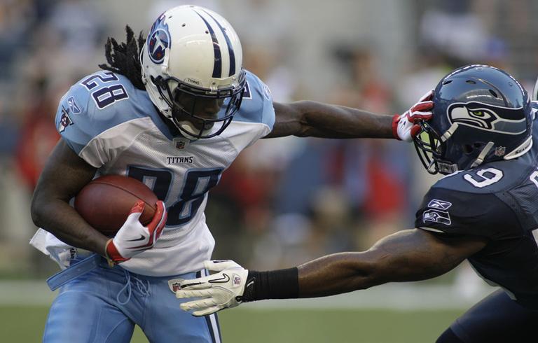 Many experts say the Titans&#39; Chris Johnson is the No. 1 fantasy player. Where will he go in this weekend&#39;s draft? (AP)