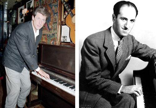 Left: Brian Wilson, 1988; Right: George Gershwin, 1931. (AP)