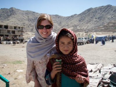 Susan Retik, left, in Afghanistan in 2006. (Courtesy)