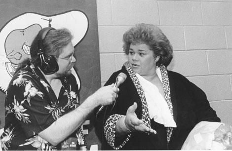 Steve Cushing and Etta James At The 1986 Chicago Blues Fest. (Courtesy of Mayor&#039;s Office of Special Events Chicago)
