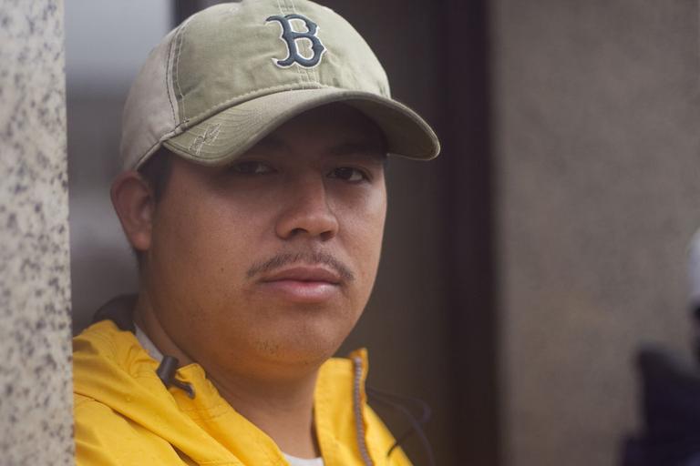Melvin Jarquin, 24, immigrated from Guatemala two years ago. He is here illegally. (Jess Bidgood for WBUR)
