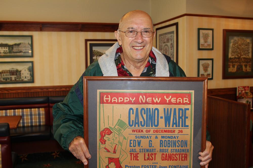 Once upon a time, John Mongeau worked for 10 cents an hour at the Casino theater, which was shuttered a decade ago. (Lisa Tobin/WBUR)