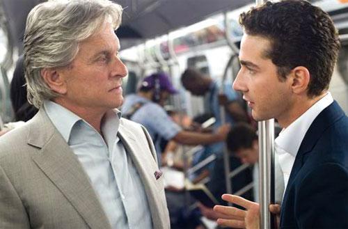 Michael Douglas and Shia LaBeouf in &quot;Wall Street: Money Never Sleeps&quot; (Courtesy of 20th Century FOX)