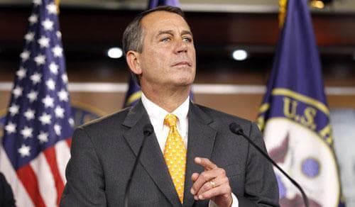 House speaker-in-waiting John Boehner, R-Ohio, in Washington, Nov. 3, 2010. (AP)