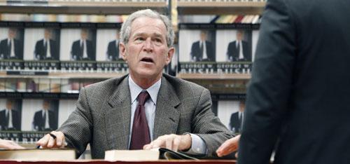 Former President George W. Bush in Dallas, Nov. 9, 2010. (AP)