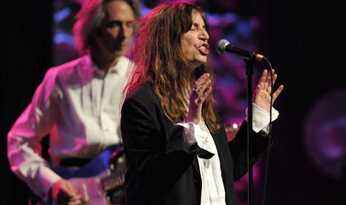Patti Smith performs at the 27th Annual ASCAP Pop Music Awards, April 21, 2010, in Los Angeles. (AP)