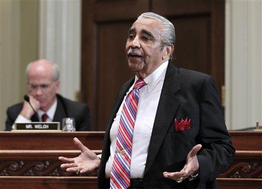 Rep. Charles Rangel, D-N.Y., appears on Capitol Hill in Washington, Monday, Nov. 15, 2010, before the House Committee on Standards of Official Conduct hearing. (AP)