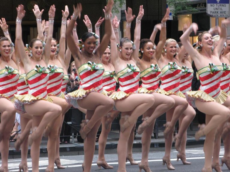 The Rockettes perform on Sixth Avenue in New York. (Photo Gallery/Flickr)