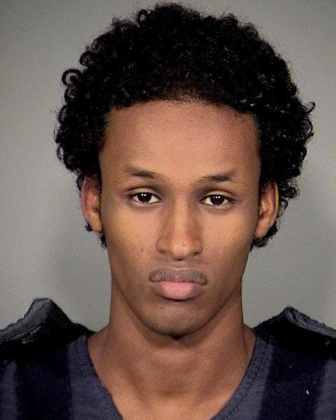 This image provided by the Mauthnomah County Sheriff's Office shows Mohamed Osman Mohamud, 19, arrested and charged with attempted use of a weapon of mass destruction. (AP Photo/Mauthnomah County Sheriff's Office)