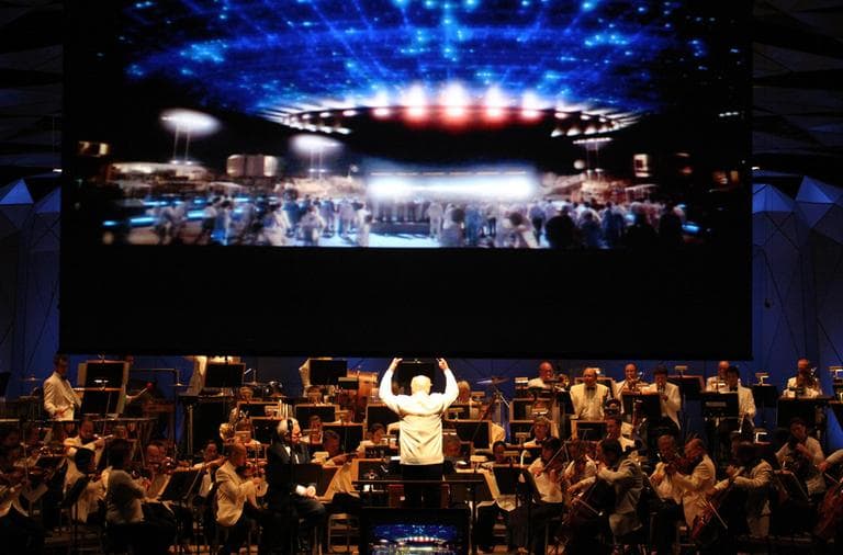 John Williams conducted the Boston Pops' Film Night on Aug. 14 this year. (Hilary Scott/courtesy BSO)