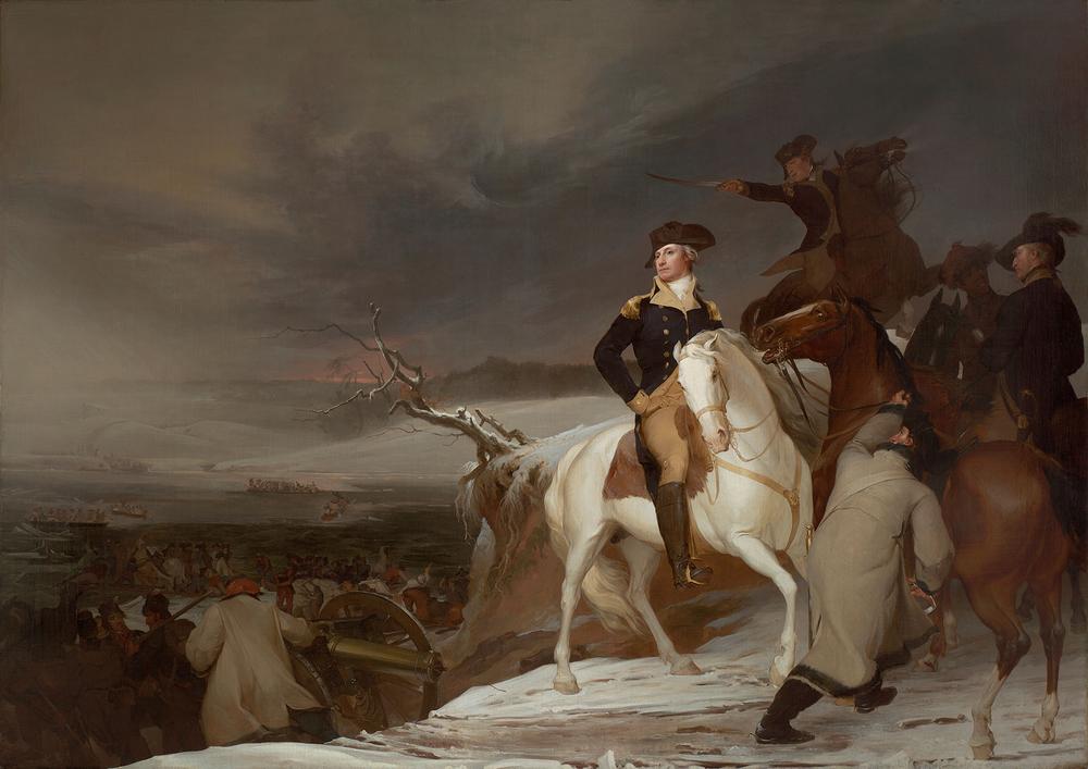 &quot;The Passage of the Delaware,&quot; oil on canvas, Thomas Sully, 1819 (Courtesy of the Museum of Fine Arts, Boston)