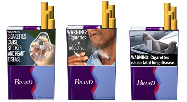 Some of the new warning labels the FDA is considering for cigarettes