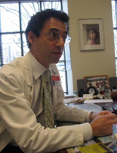 Rich Parker, medical director at the Beth Israel Deaconess Physician Organization (Martha Bebinger/WBUR)